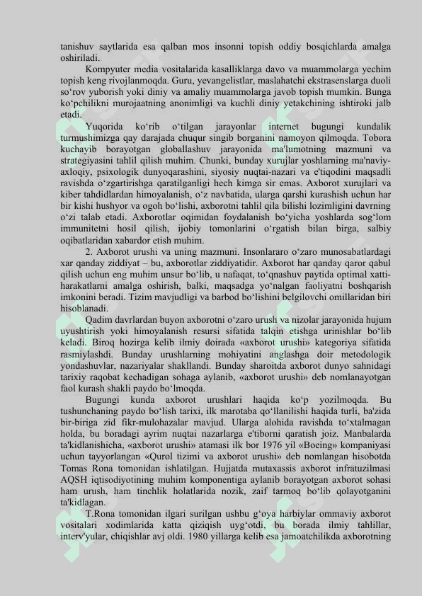KIBER MAKONDA DINIY E`TIQOD TARG`IBOTINING IJTIMOIY XAVFI. 3