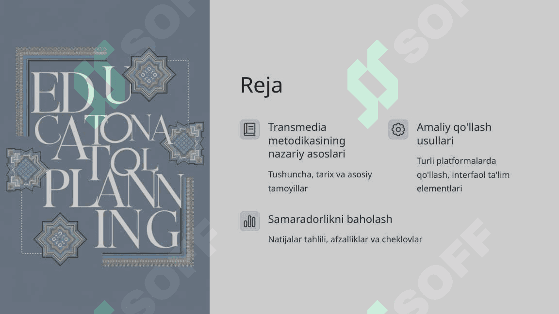 Transmedia metodikasi: o'quvchilarning e'tiborini ushlashda zamonaviy yondashuv 2
