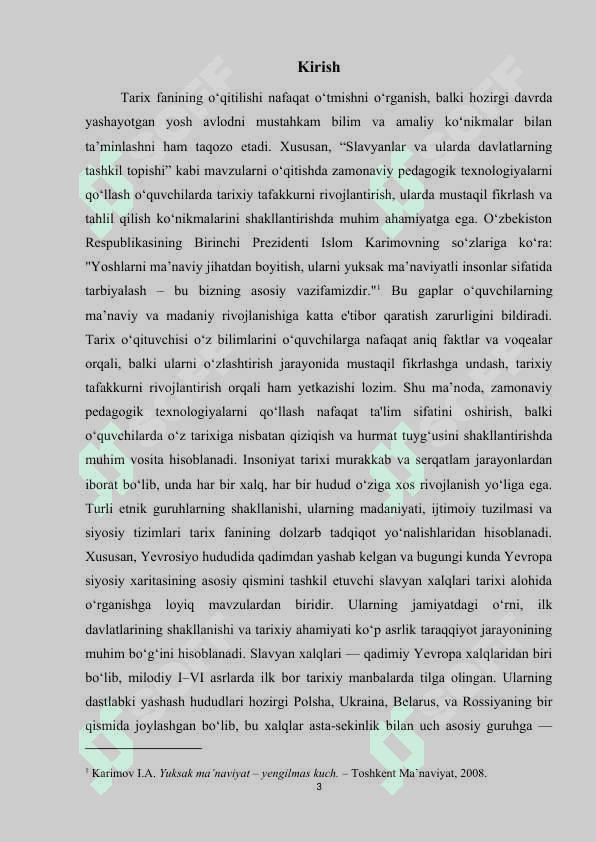 Slavyanlar va ularda davlatlarning tashkil topishi mavzusini o'tishda zamonaviy pedagogika texnologiyalardan foydalanish uslublari 3