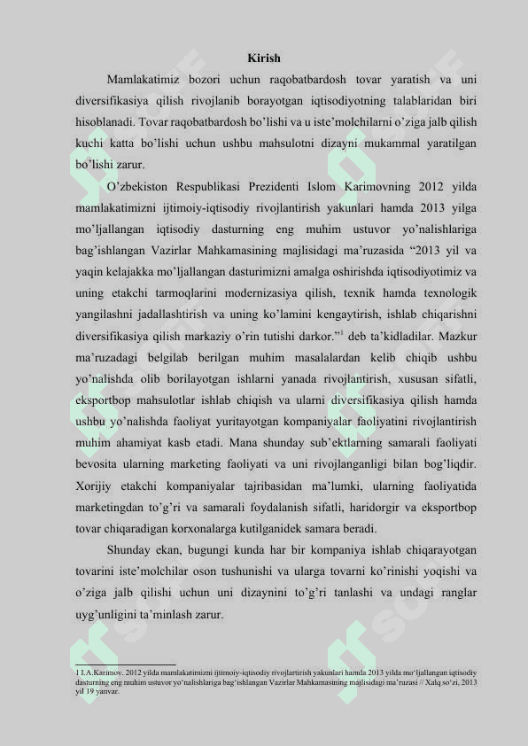 Tovarlar dizayni va unda ranglar uyg’unligini ta’minlashning xususiyatlari 2