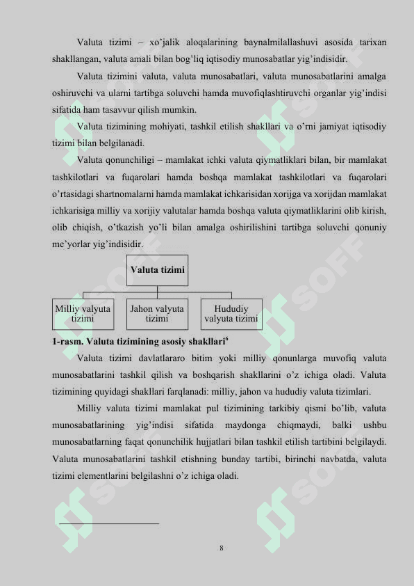 Xalqaro pul kredit munosabatlari va ulari tartibga solish 8