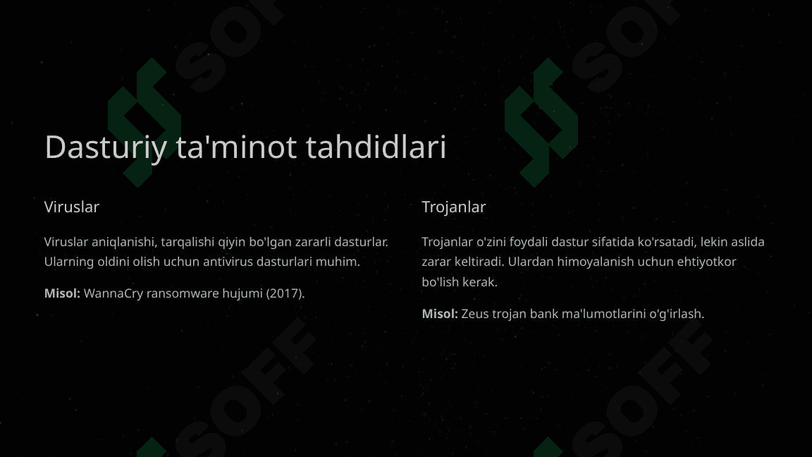 Axborot xavfsizligiga tahdidlar 2