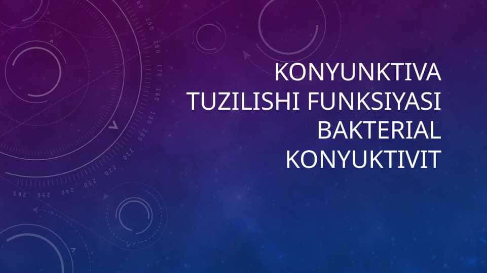 Konyunktiva tuzilishi funksiyasi Bakterial Konyuktivit 1