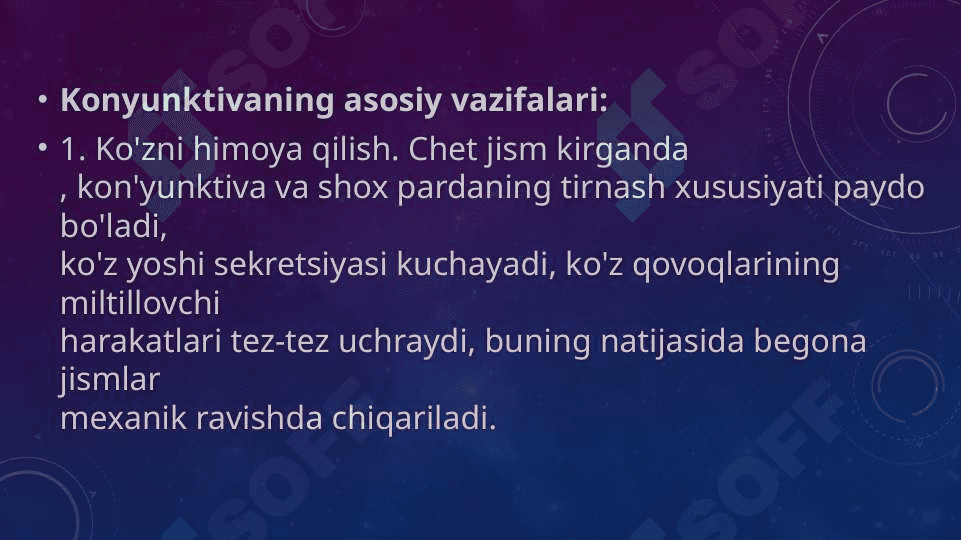 Konyunktiva tuzilishi funksiyasi Bakterial Konyuktivit 7