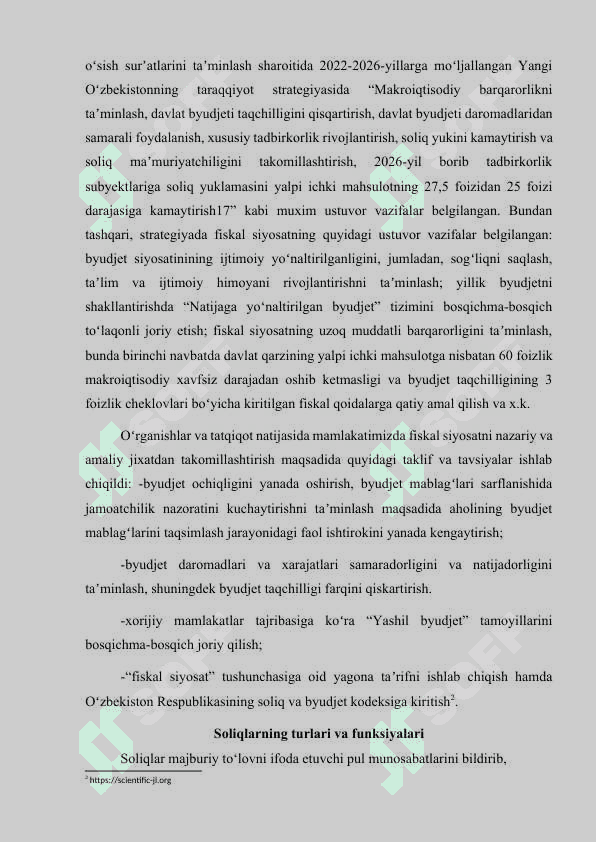 FISKAL SIYOSAT INSTRUMENTLARIDAN FOYDALANISHNING XORIJ TAJRIBASI 7