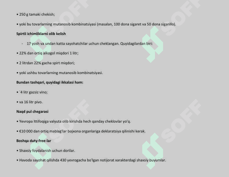 Avstriya bojxonasi (Import va Export) 4