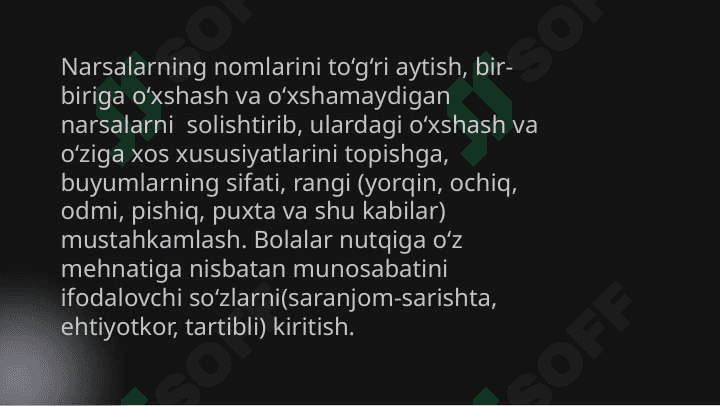 Maktabga tayyorlov guruh bolalarini nutqini o‘stirish vazifalari 6