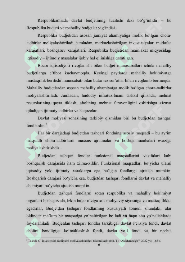 Davlat moliyasining mohiyati va ahamiyati 6