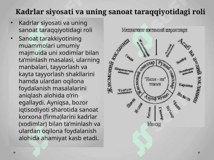 Sanoatda kadrlar va mehnatga haq to'lash 3
