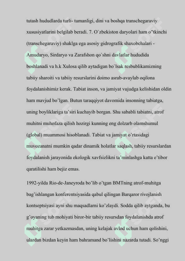 Tabiiy resurslarni iqtisodiy baholash mavzusida Kurs ishi 8