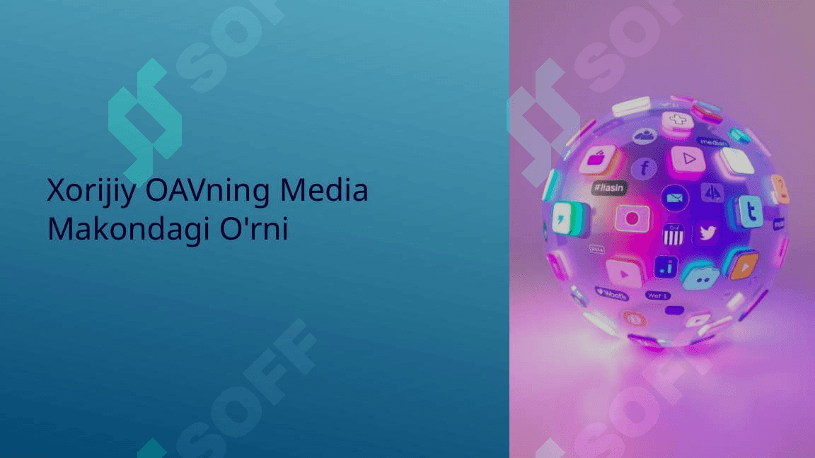 Xorijiy OAVning media makondagi o'rni 3