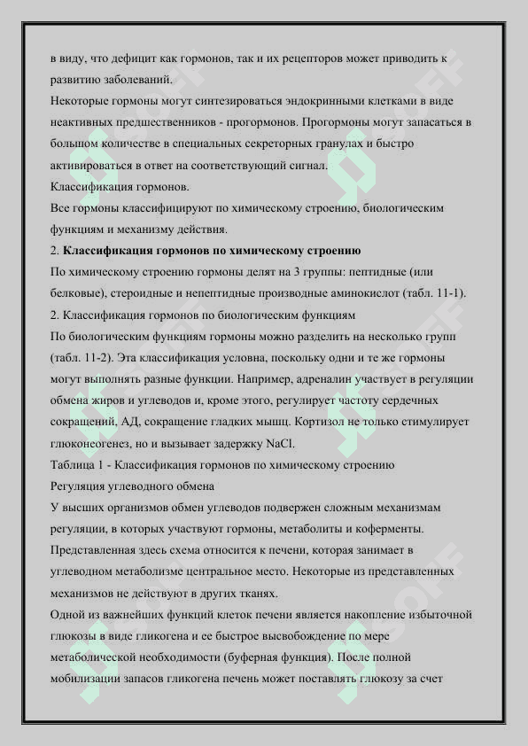 Образование, транспорт и метаболизм гормонов.Нарушения обмена гормонов 2