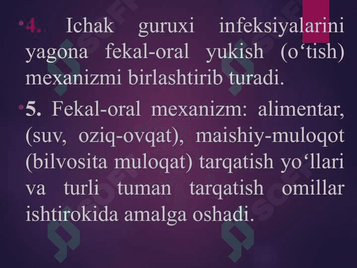 Ichak infeksiyalari, enteral virusli gepatitlar epidemiologiyasi va profilaktikasi 5
