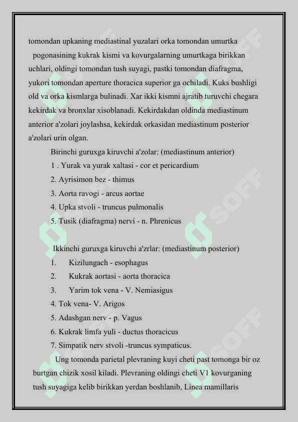 Nafas olish tizimi azolarining kasllikalari bo’yicha diagnozlar 4