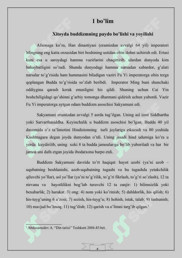 Xitoyga buddizmning kirib kelishi va rivojlanishiXitoyga buddizmning kirib kelishi va rivojlanishi 4