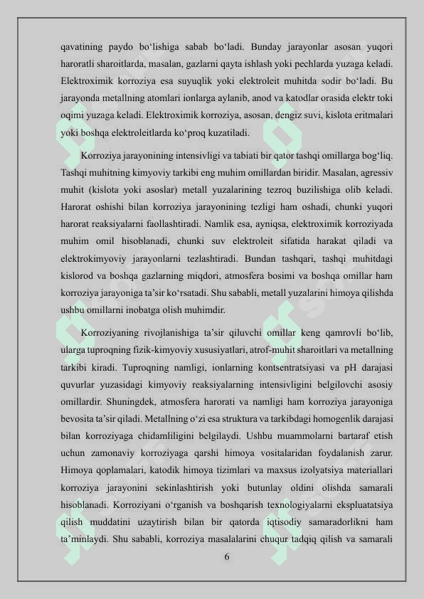 Yer osti quvurlardagi korroziya va uning turlari 5