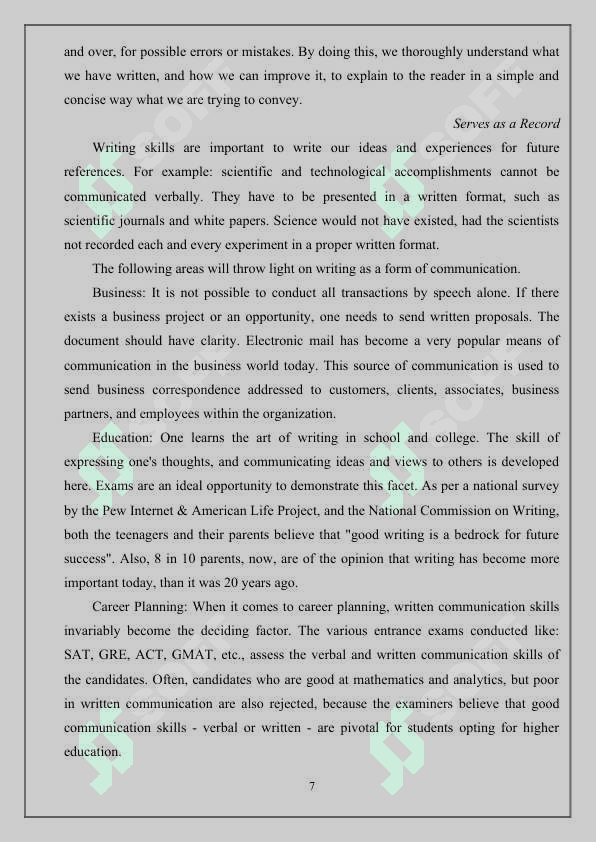 Developing writing skills of A2 level students with an essay 7