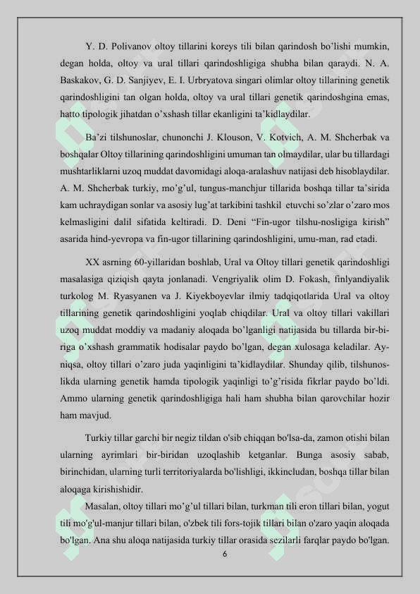 Turkiy tillar taraqqiyoti 6