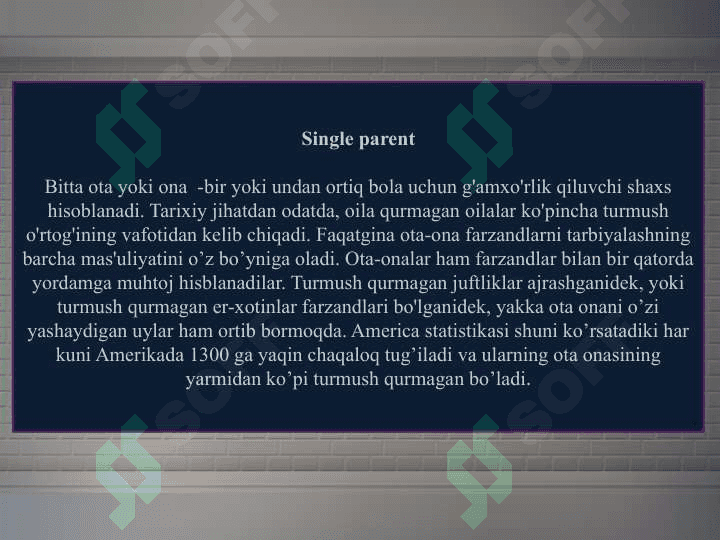 Amerikadagi oilaviy hayot haqida statistikalar 4