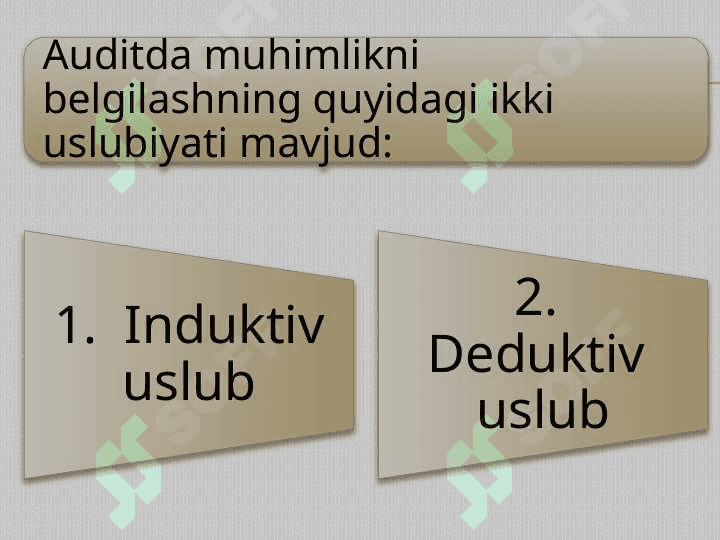 AUDITORLIK TEKSHIRUVIDA MUHIMLILIK VA RISK 8