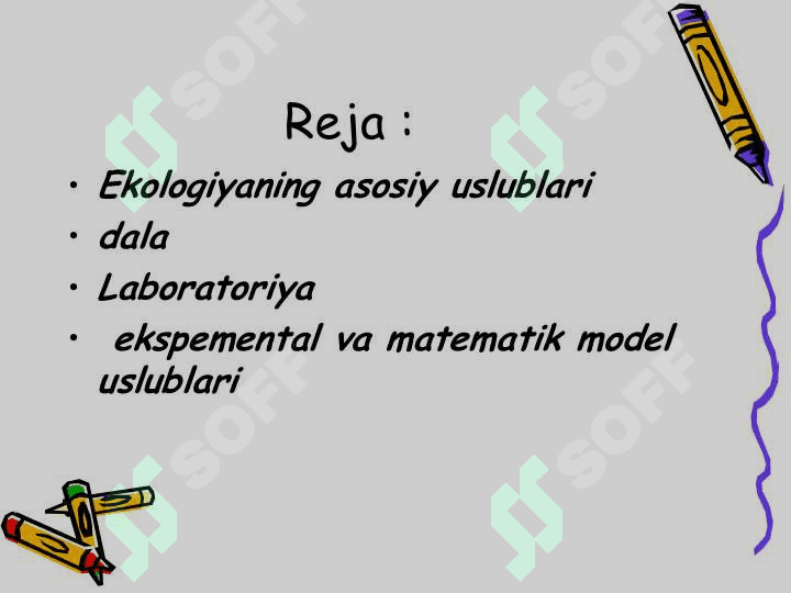 Ekologiya uslublari 2