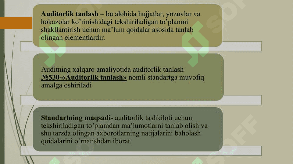 Auditorlik tanlash 6