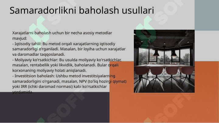 Davlat byujetidan iqtisodiyot sohalarida xarajatlar va ularni samarali ijrosini baholash 4