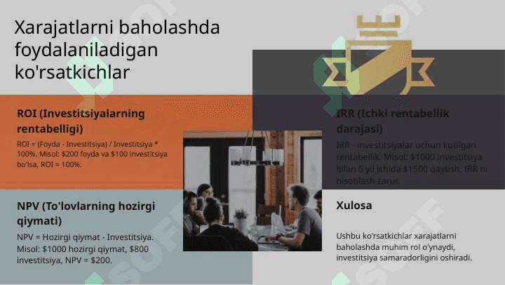 Davlat byujetidan iqtisodiyot sohalarida xarajatlar va ularni samarali ijrosini baholash 7