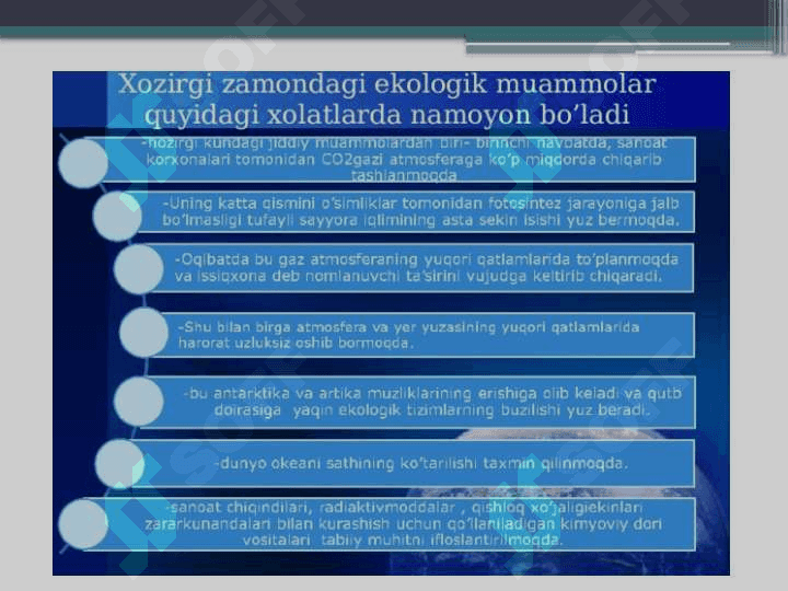 Ekologik muammo turlari 6