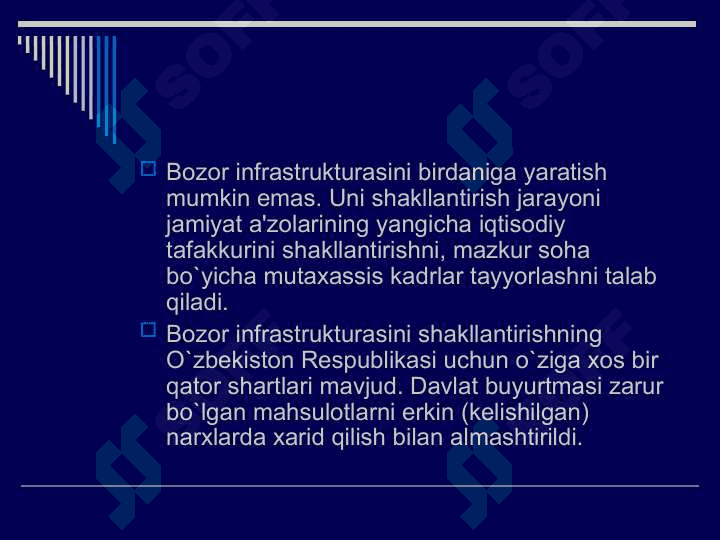 Bozor infrastrukturasining shakllantirilishi 3