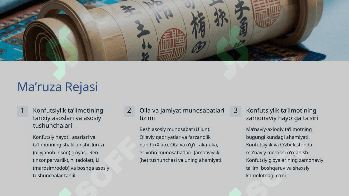 Konfutsiylik Taʼlimotida Ijtimoiy-Axloqiy Masalalar 2