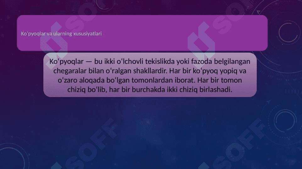Ko’pyoqlarning kesishgan chiziqlarini aniqlash 3