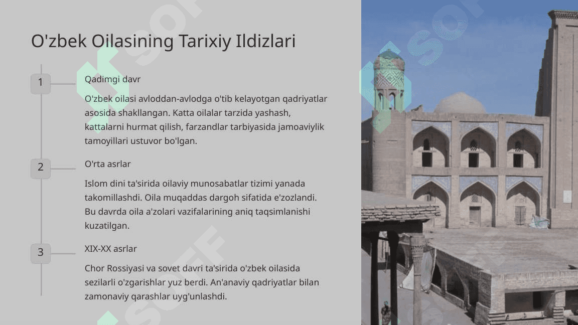 Zamonaviy Oilalar Rivojining O'ziga Xos Xususiyatlari 3
