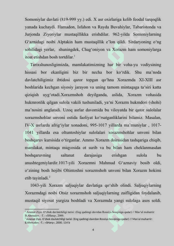 Ilk o’rta asrlarda O’rta Osiyoda tarixiy bilimlar taraqqiyoti 4