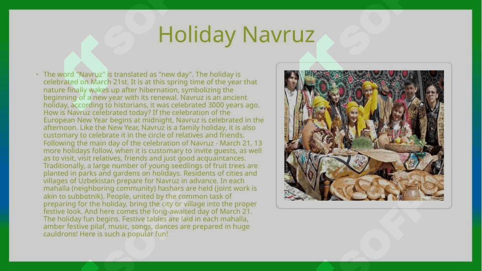 Traditions, customs, culture of the Uzbek nationality 4