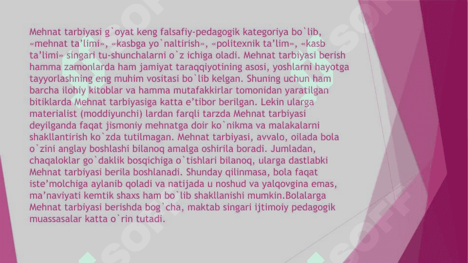Mehnat tarbiyasi 3