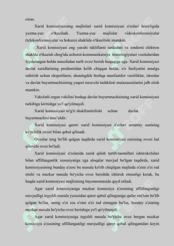 DAVLAT XARIDLARINING MOHIYATI VA UNING IJTIMOIY-IQTISODIY AHAMIYATI. DAVLAT XARIDLARINI TASHKIL ETISHNING HUQUQIY ASOSLARI. 8