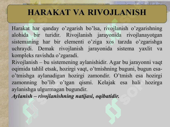 borliq va rivojlanish falsafasi 3