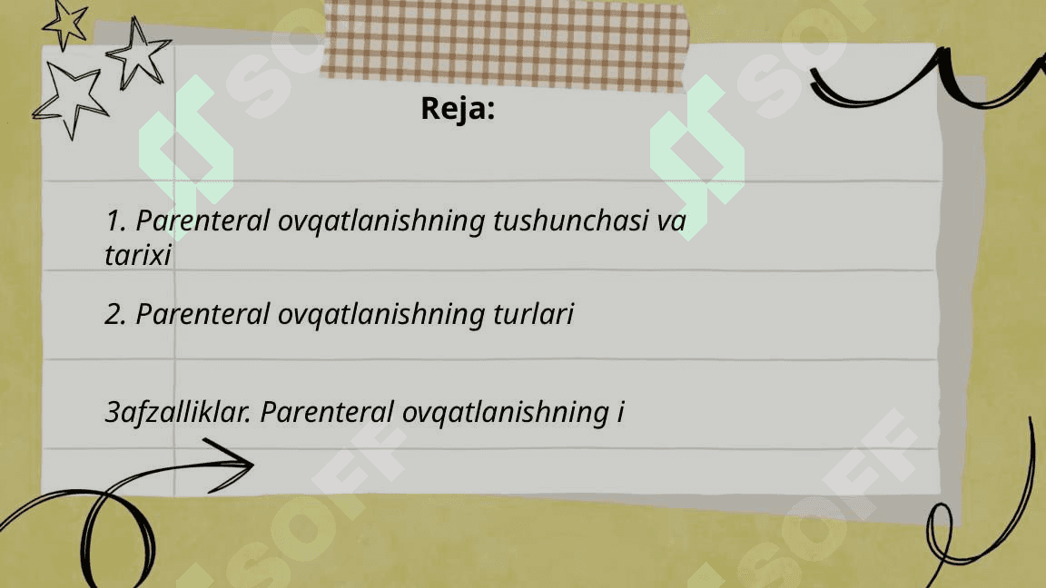 Parenteral ovqatlanish va uning klinik ahamiyati 2
