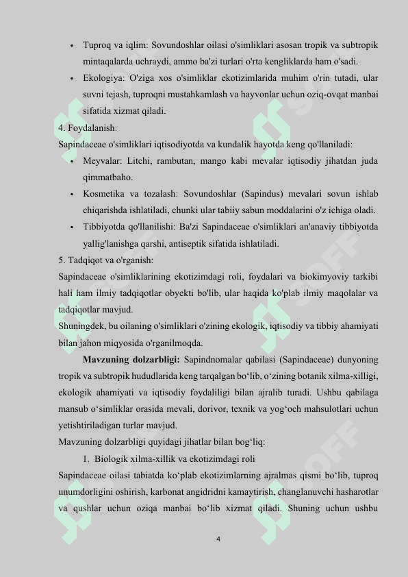 Sapindnomalar qabilasi 4