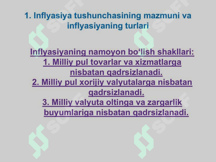 Inflyasiya va unga qarshi kurashish yo‘llari 4