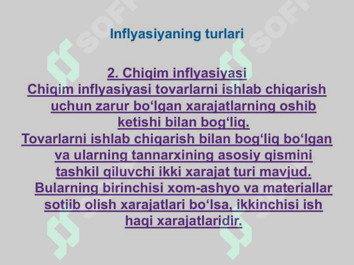 Inflyasiya va unga qarshi kurashish yo‘llari 6