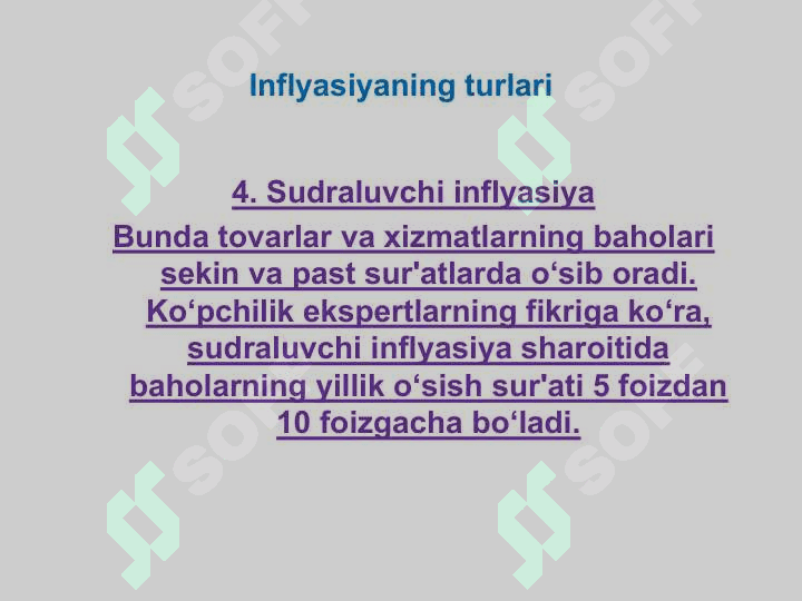 Inflyasiya va unga qarshi kurashish yo‘llari 8