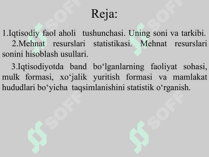 Mehnat bozori statistikasi 2