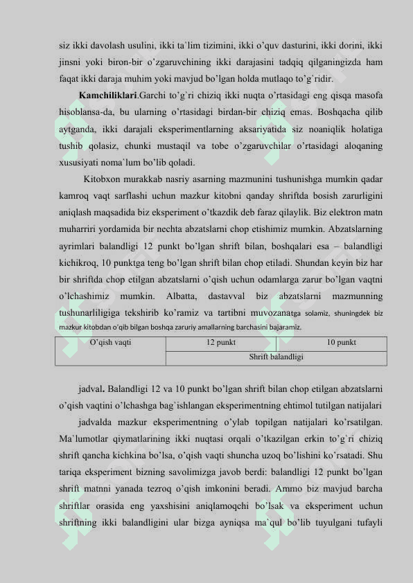 Eksperimentlarni loyihalash 4