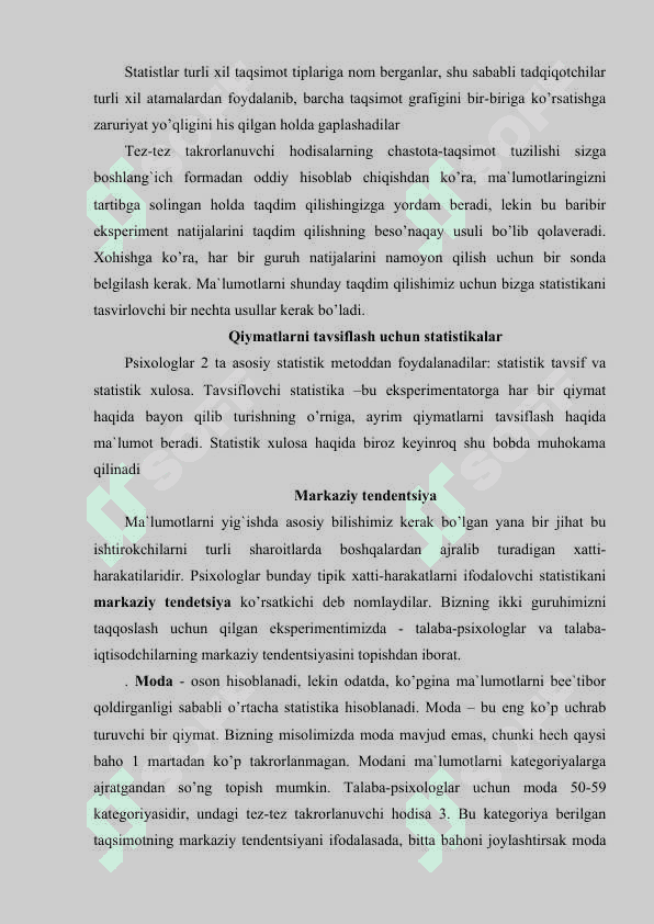 Eksperiment natijalar tahlili 3
