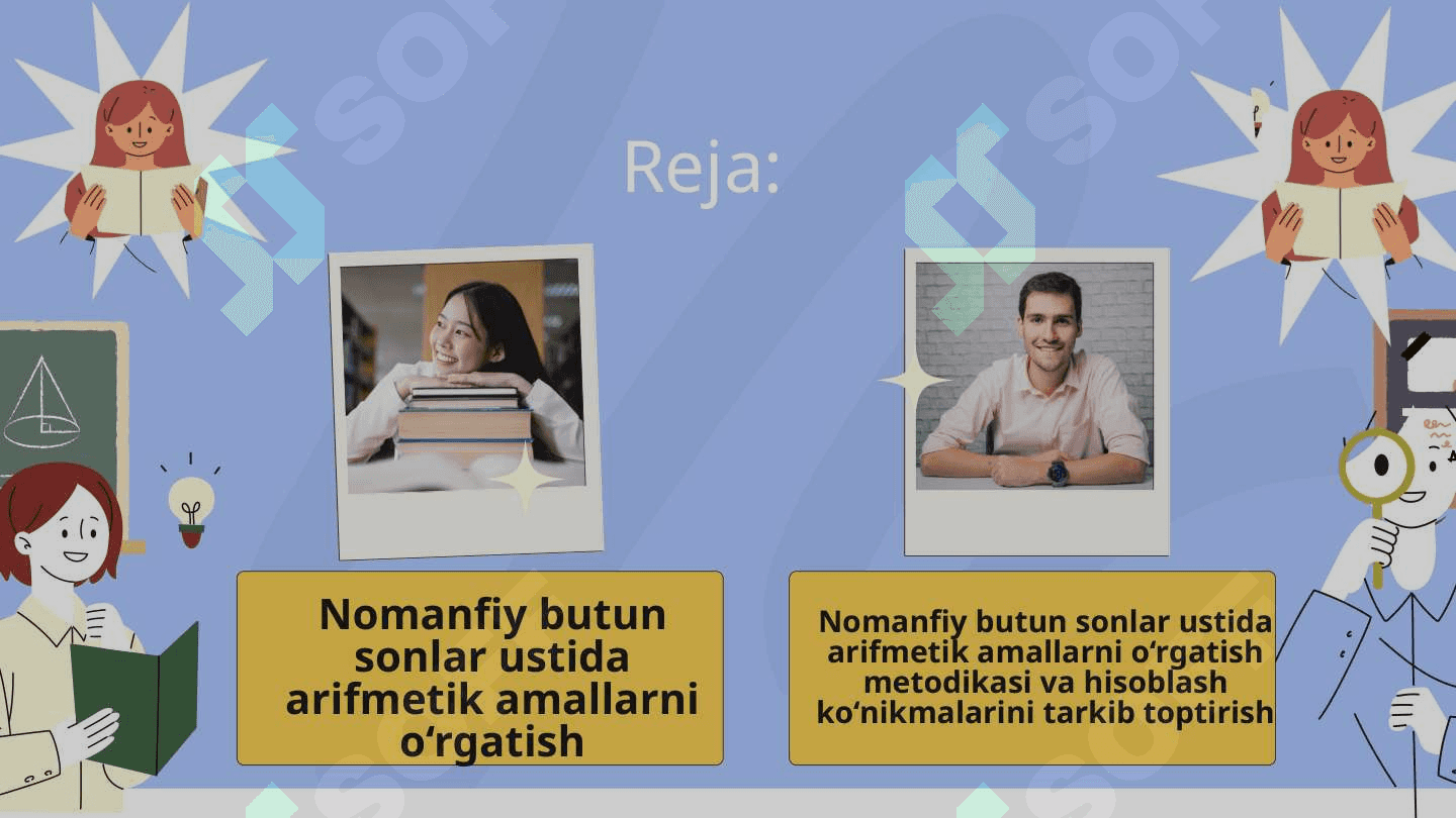 Nomanfiy butun sonlar ustida arifmetik amallar bajarish 2