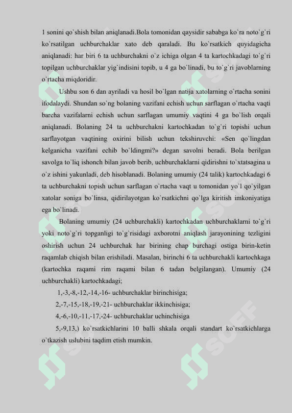 Bilish jarayonlari psixodiagnostikasi 5