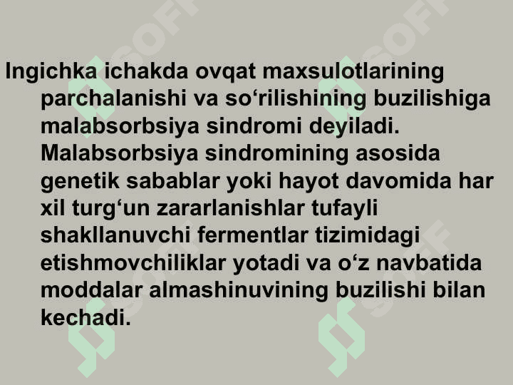 Malabsorbsiya sindromi 2