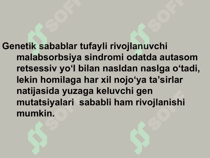 Malabsorbsiya sindromi 3
